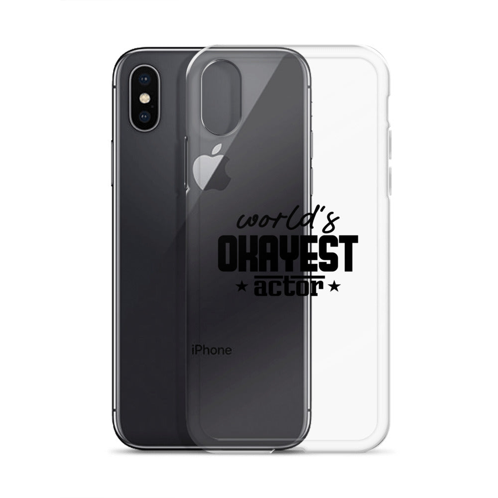 World's okayest actor- iPhone Case Transparent