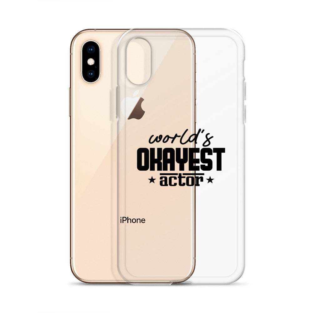 World's okayest actor- iPhone Case Transparent