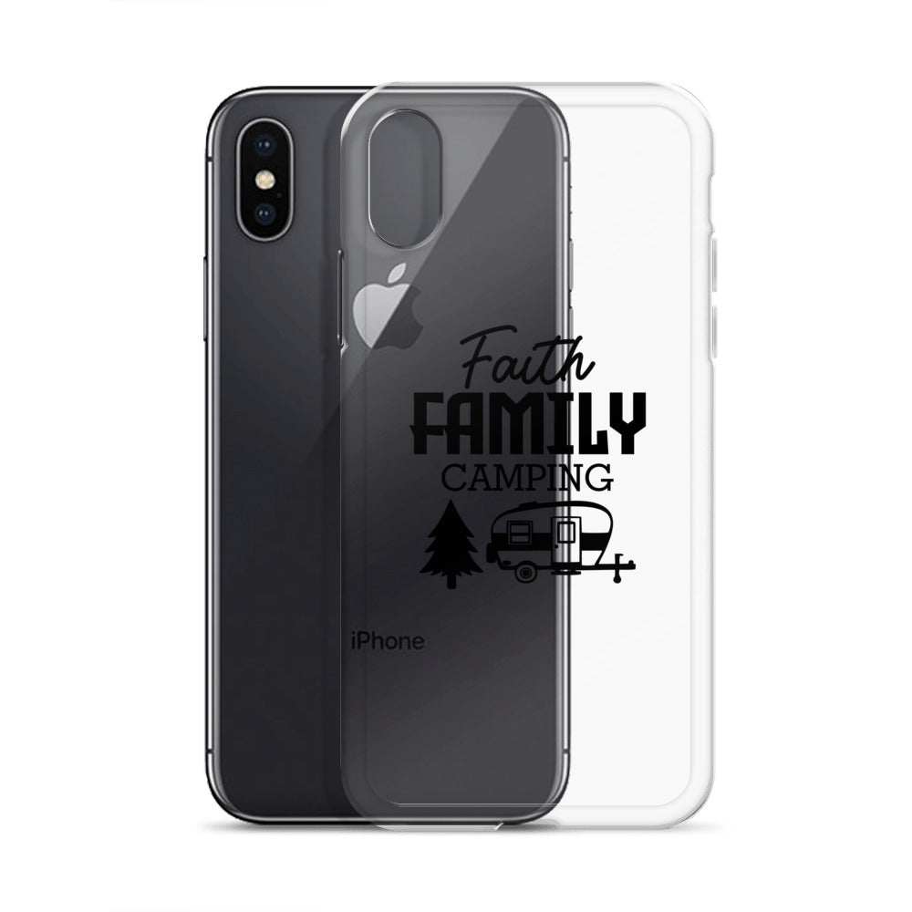 Family Camping- iPhone Case Transparent