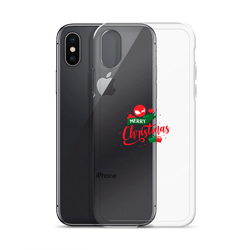 Merry Christmas- iPhone Case Transparent