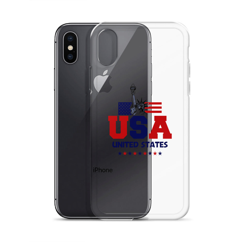 UNITED STATES OF AMERICA - iPhone Case Transparent