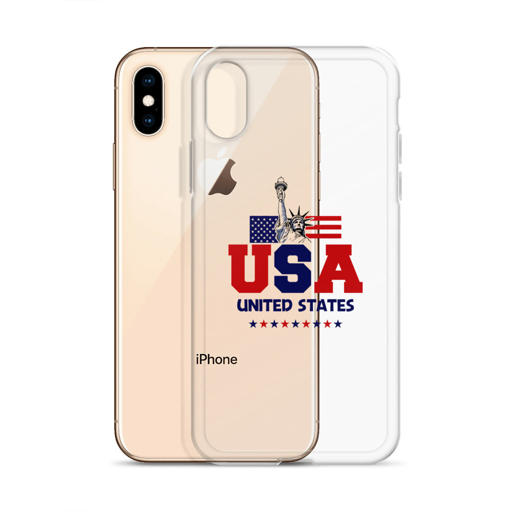 UNITED STATES OF AMERICA - iPhone Case Transparent