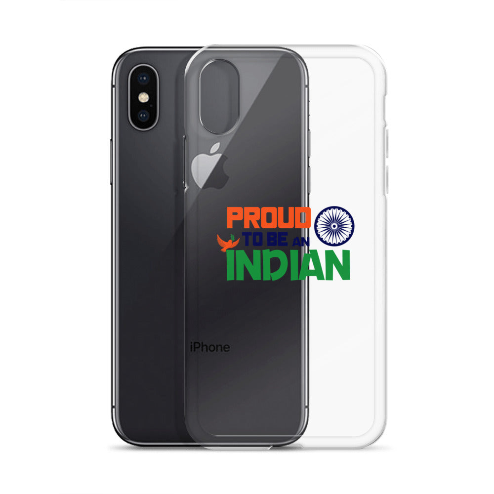 PROUD TO BE AN INDIAN - iPhone Case Transparent