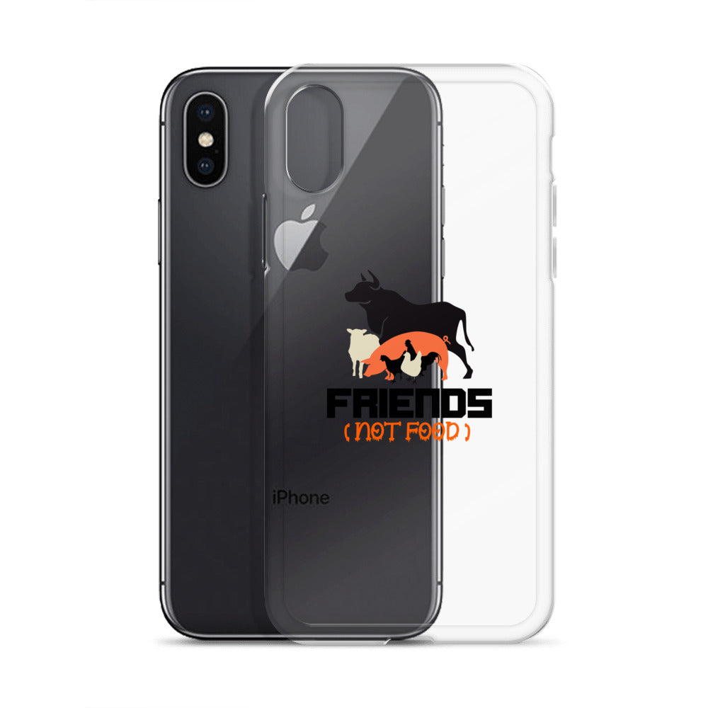 FRIENDS NOT FOOD - iPhone Case Transparent