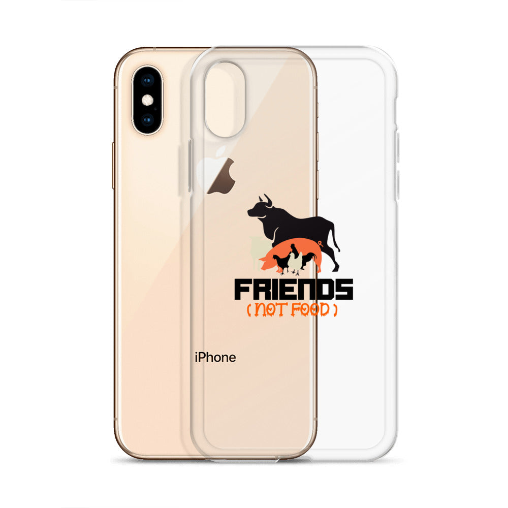 FRIENDS NOT FOOD - iPhone Case Transparent