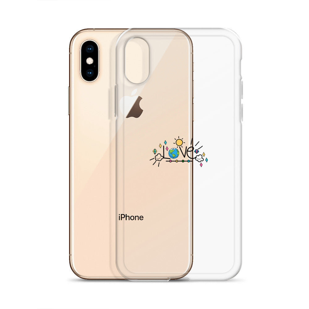 LOVE EARTH - iPhone Case Transparent