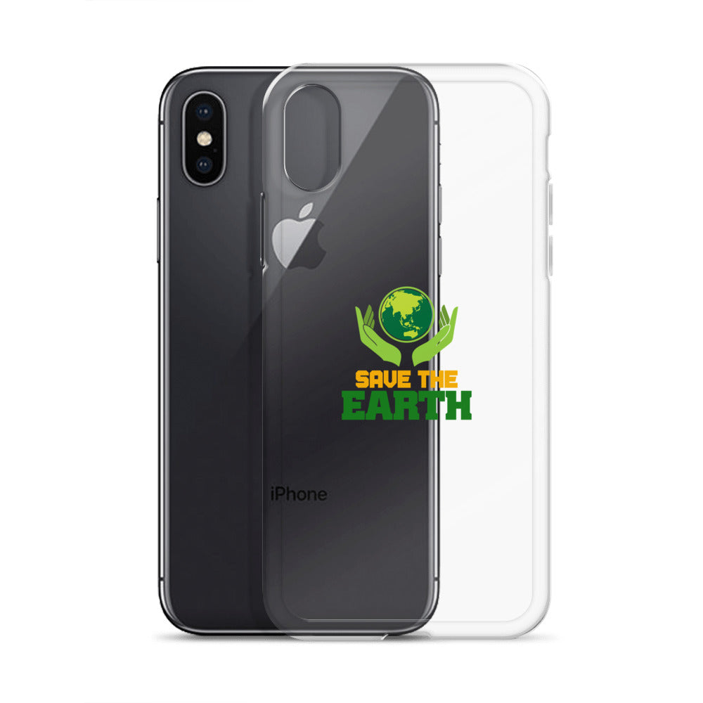 SAVE THE EARTH - iPhone Case Transparent