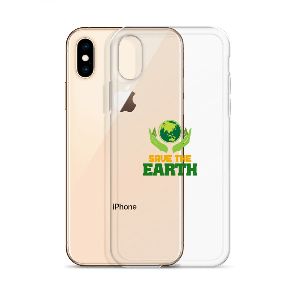 SAVE THE EARTH - iPhone Case Transparent