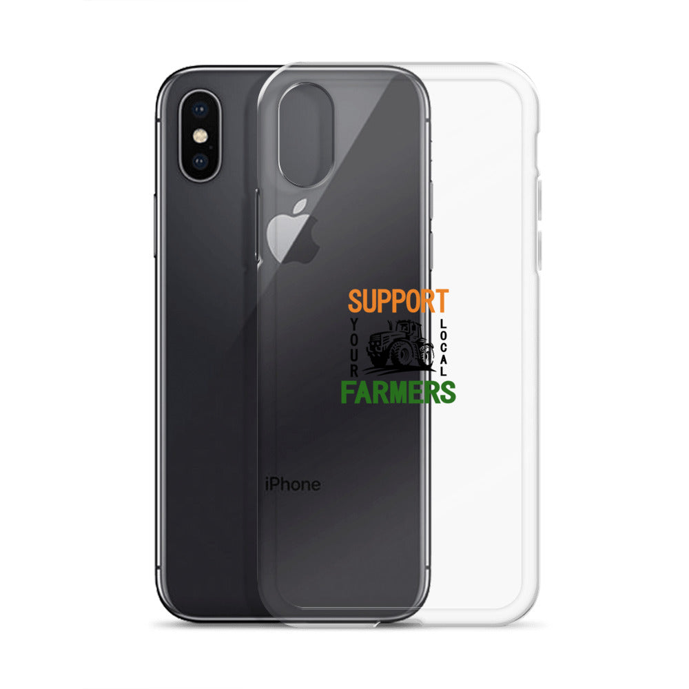 SUPPORT YOUR LOCAL FARMERS - iPhone Case Transparent