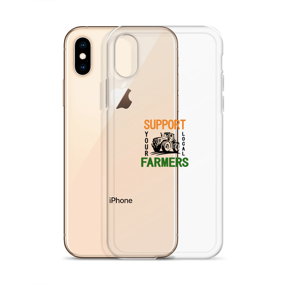 SUPPORT YOUR LOCAL FARMERS - iPhone Case Transparent