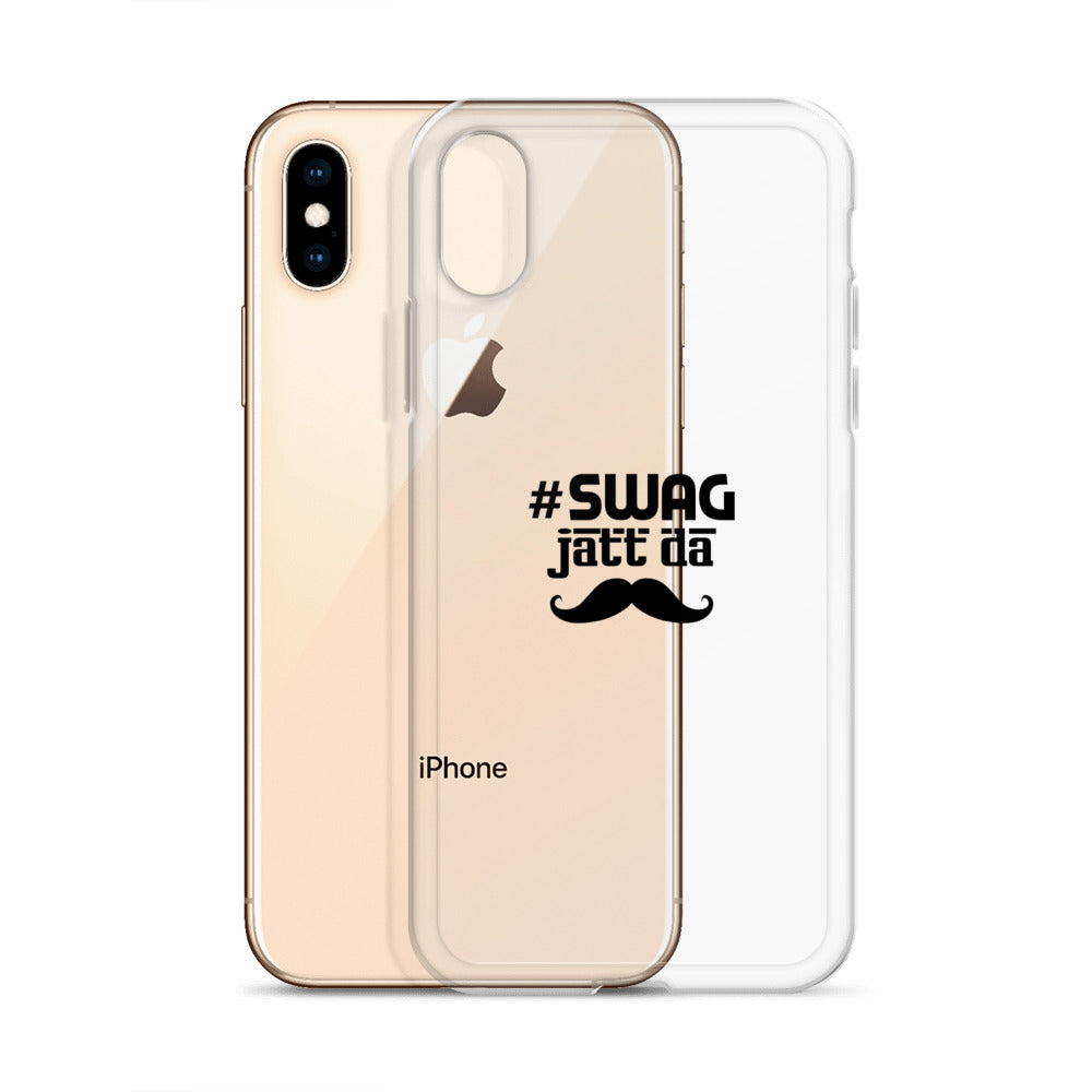 SWAG JATT DA - iPhone Case Transparent