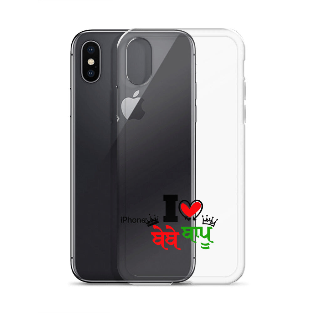 I LOVE BEBE BAPU - iPhone Case