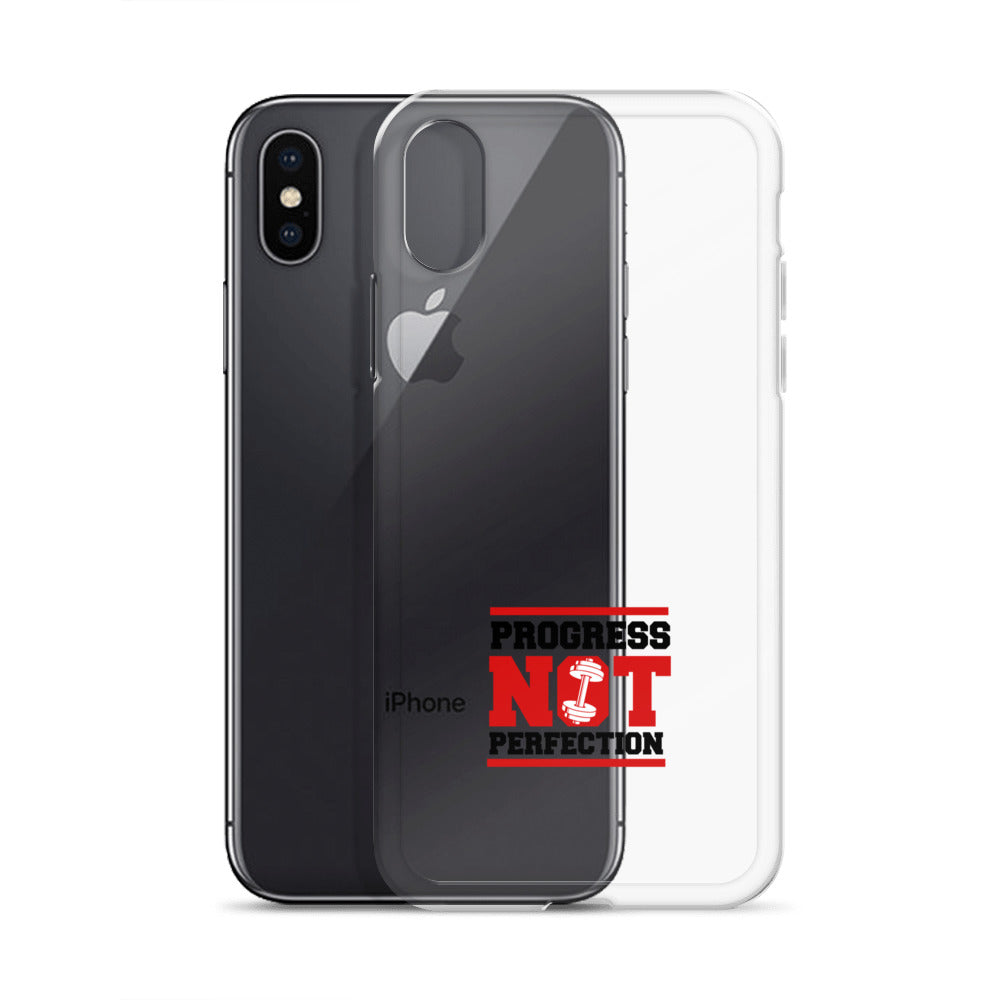 PROGRESS NOT PERFECTION - iPhone Case