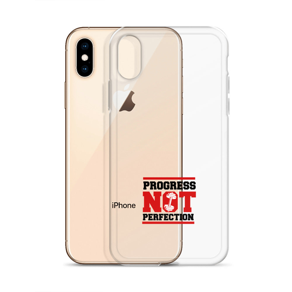 PROGRESS NOT PERFECTION - iPhone Case