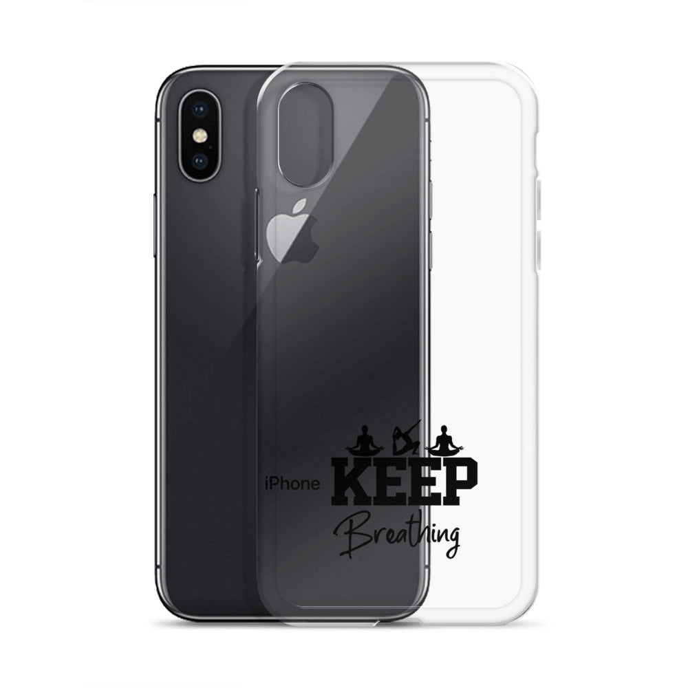 KEEP BREATHING - iPhone Case