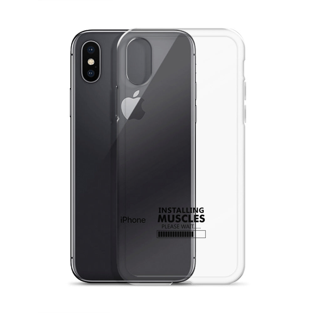 INSTALLING MUSCLES - iPhone Case