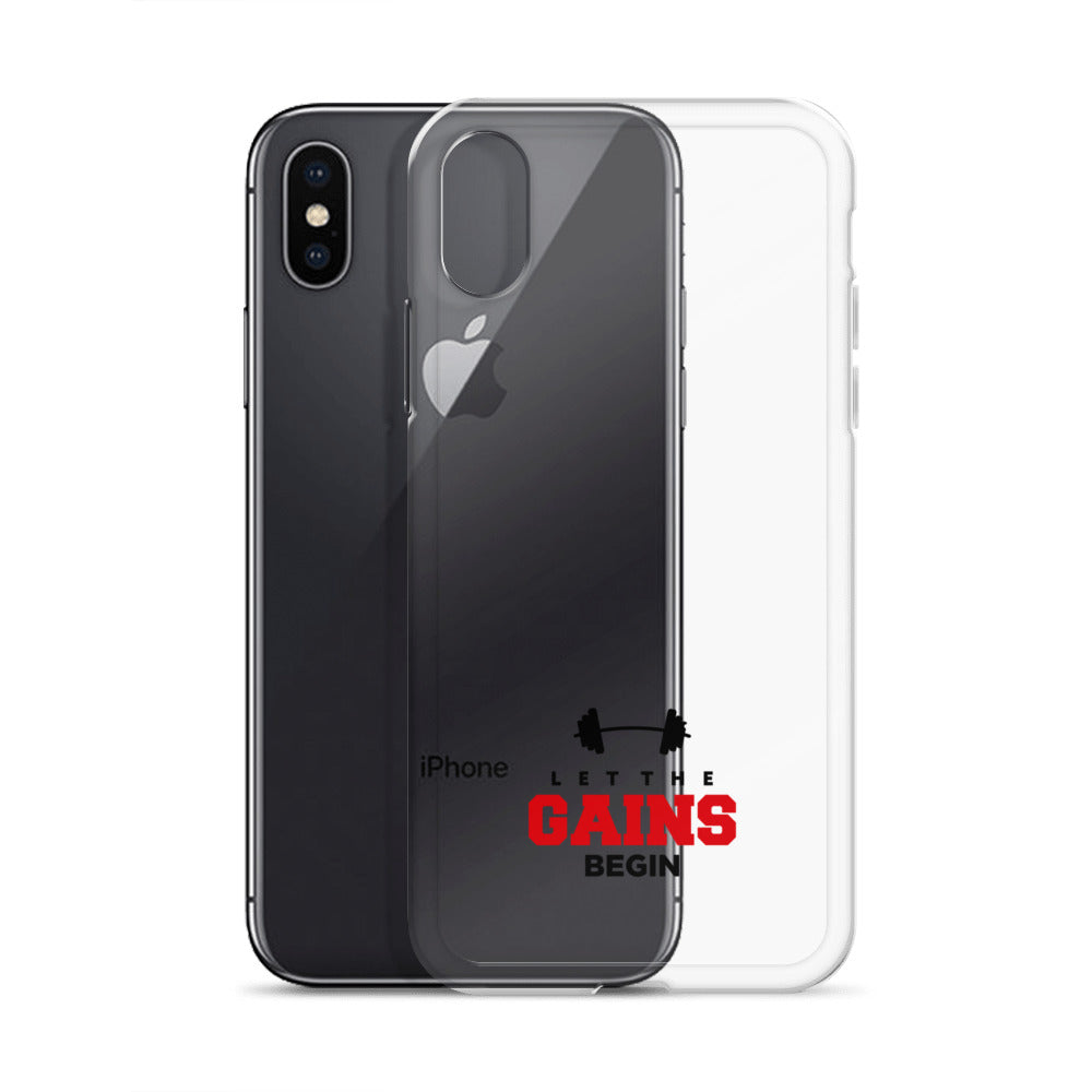 LET THE GAINS BEGIN - iPhone Case