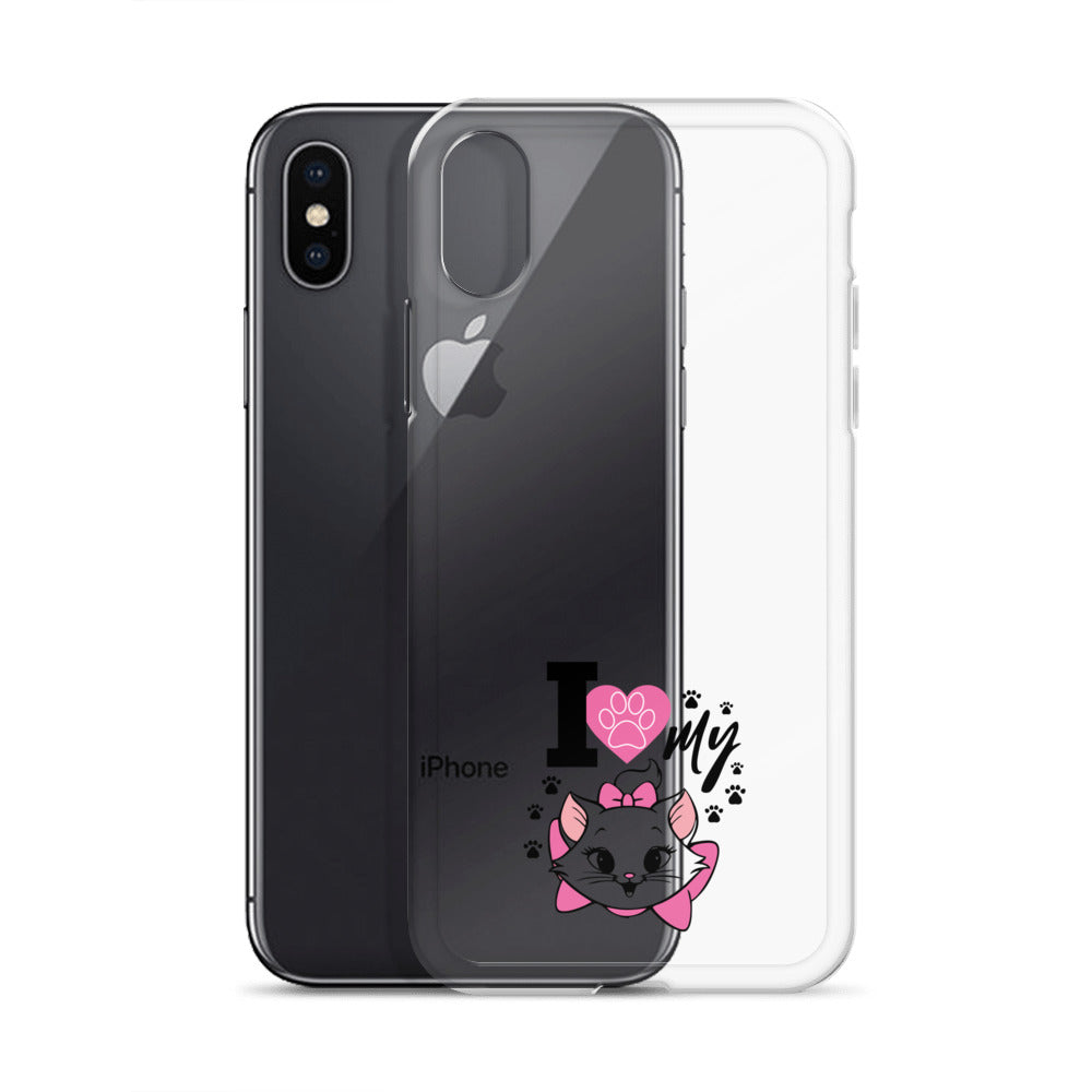 I LOVE MY CAT - iPhone Case