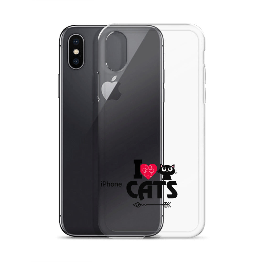 I LOVE CATS - iPhone Case