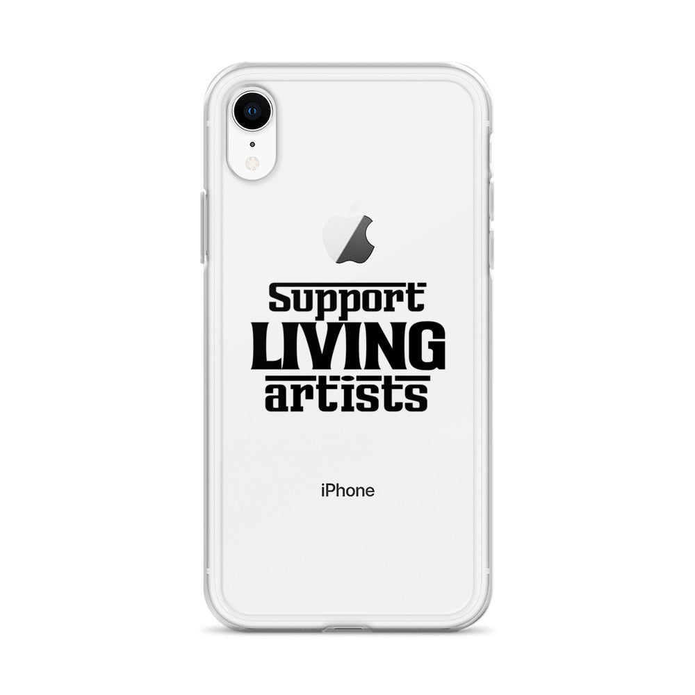 Support living artists- iPhone Case Transparent