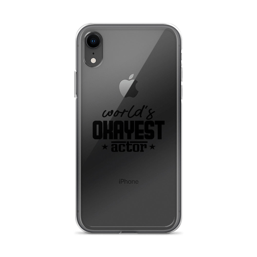 World's okayest actor- iPhone Case Transparent