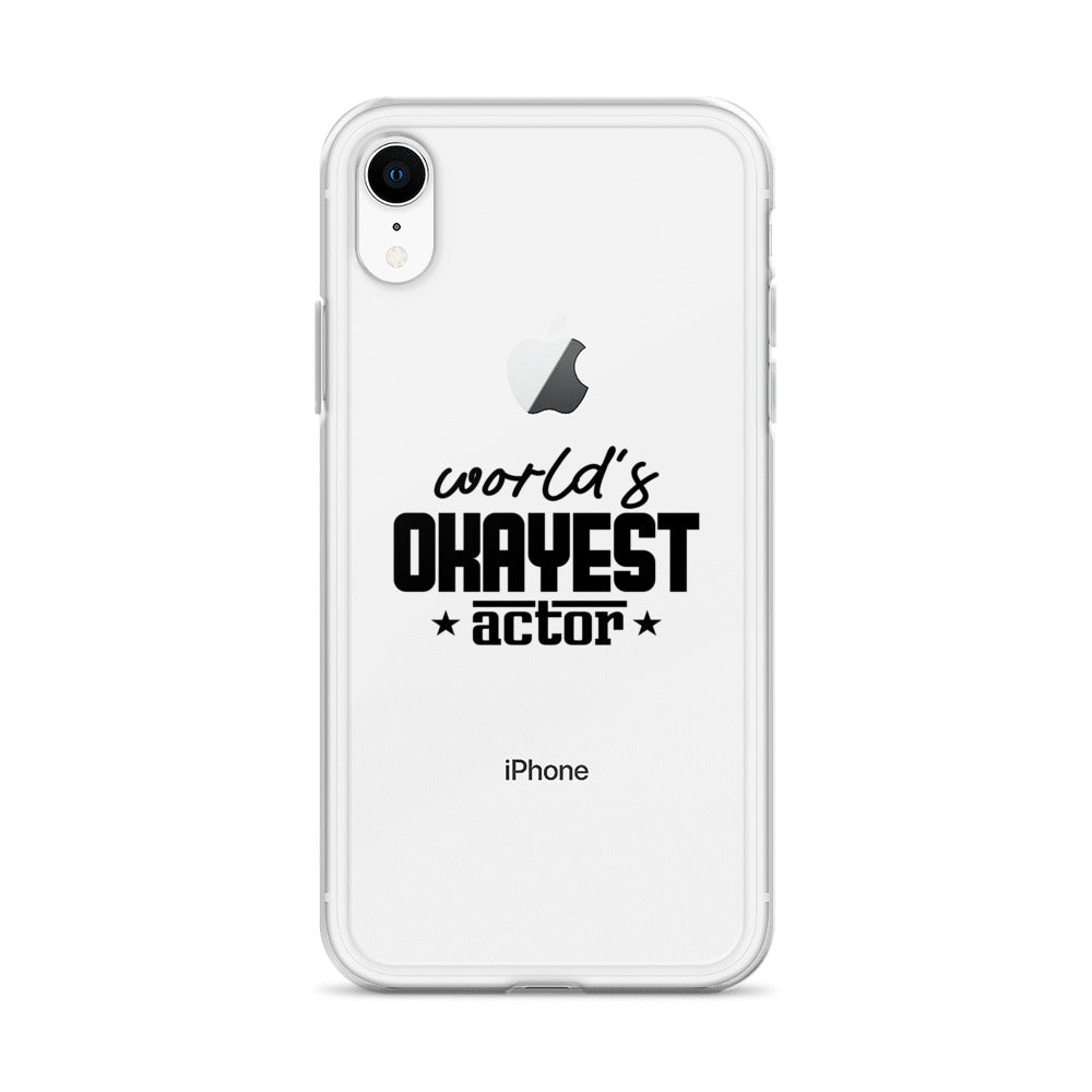 World's okayest actor- iPhone Case Transparent