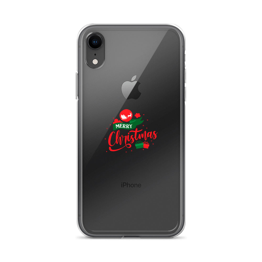 Merry Christmas- iPhone Case Transparent