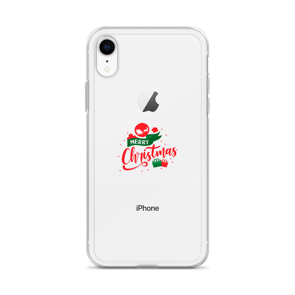 Merry Christmas- iPhone Case Transparent