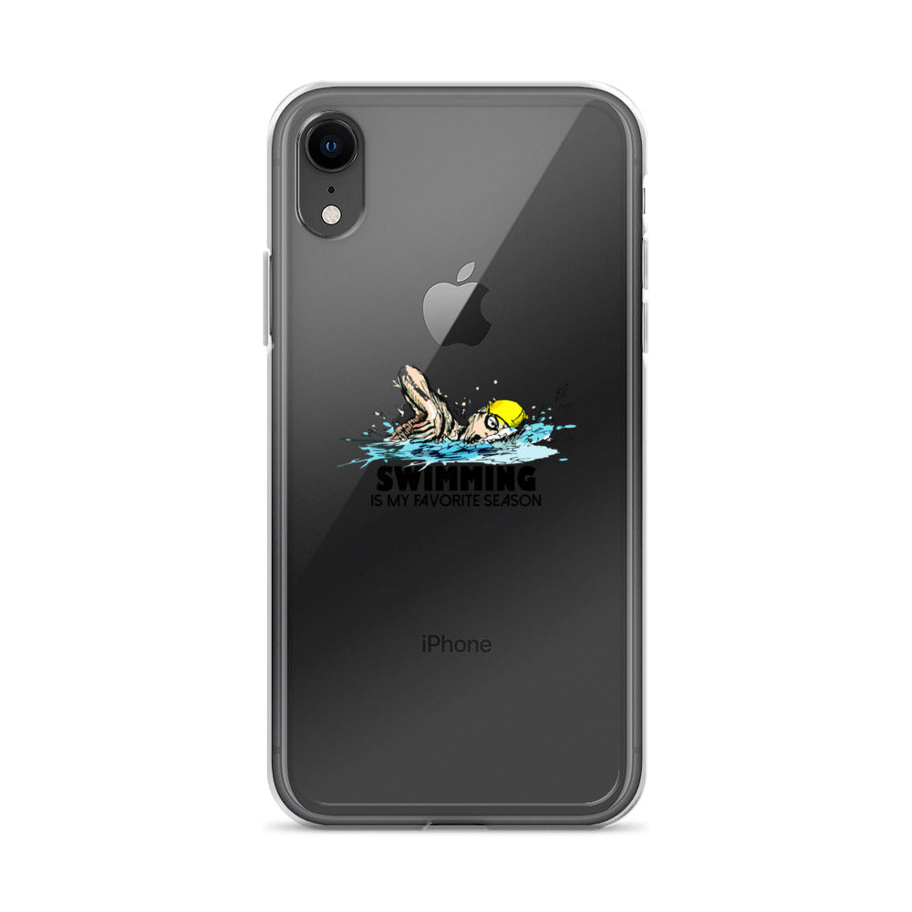 Swimming- iPhone Case Transparent