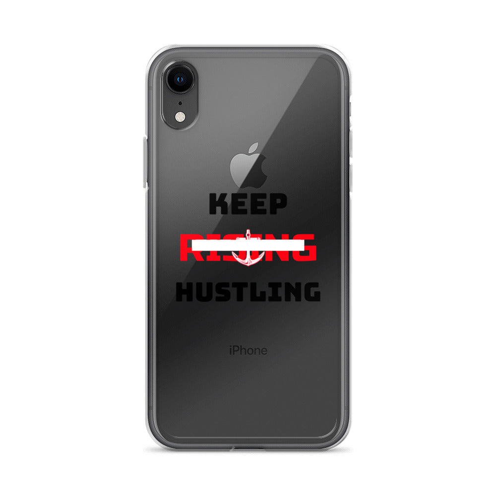 KEEP RISING HUSTLING - iPhone Case Transparent