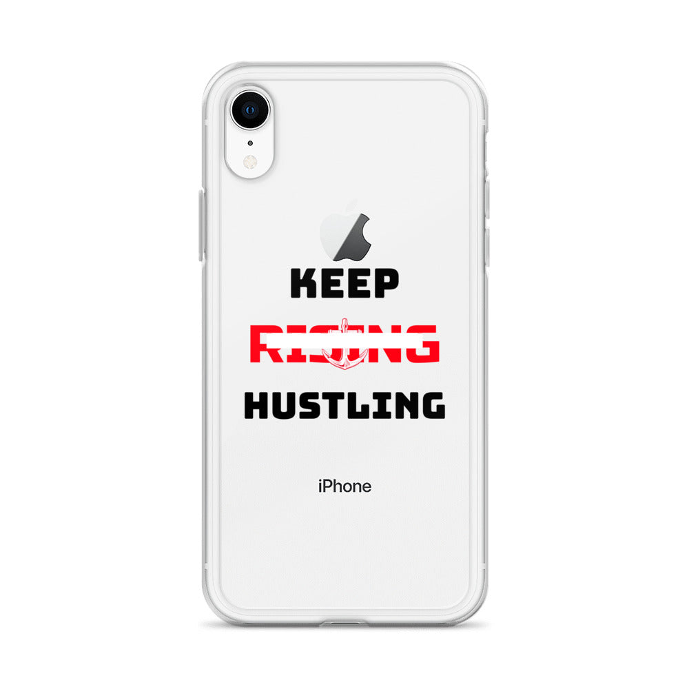 KEEP RISING HUSTLING - iPhone Case Transparent