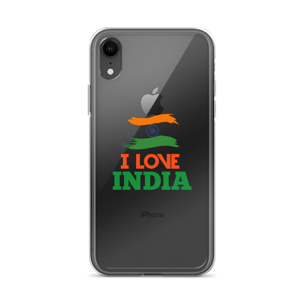 I LOVE INDIA - iPhone Case Transparent
