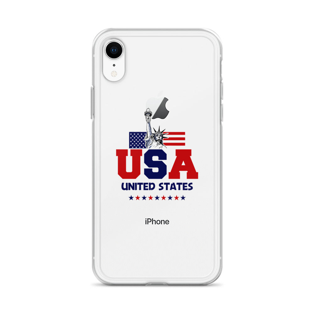 UNITED STATES OF AMERICA - iPhone Case Transparent