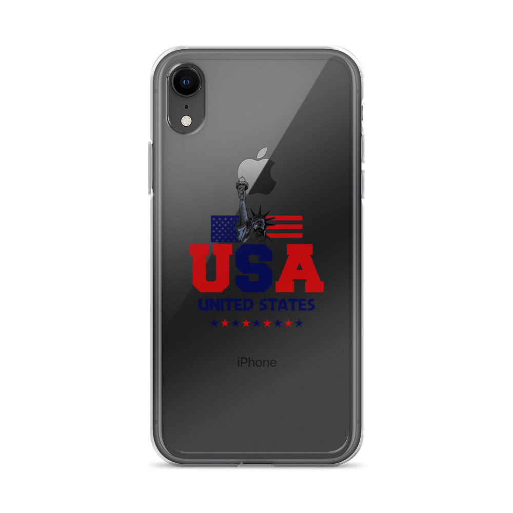 UNITED STATES OF AMERICA - iPhone Case Transparent
