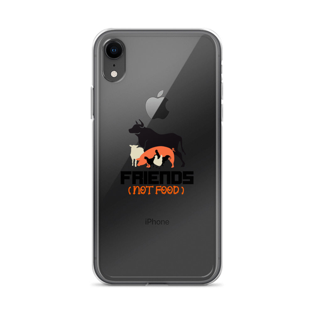 FRIENDS NOT FOOD - iPhone Case Transparent