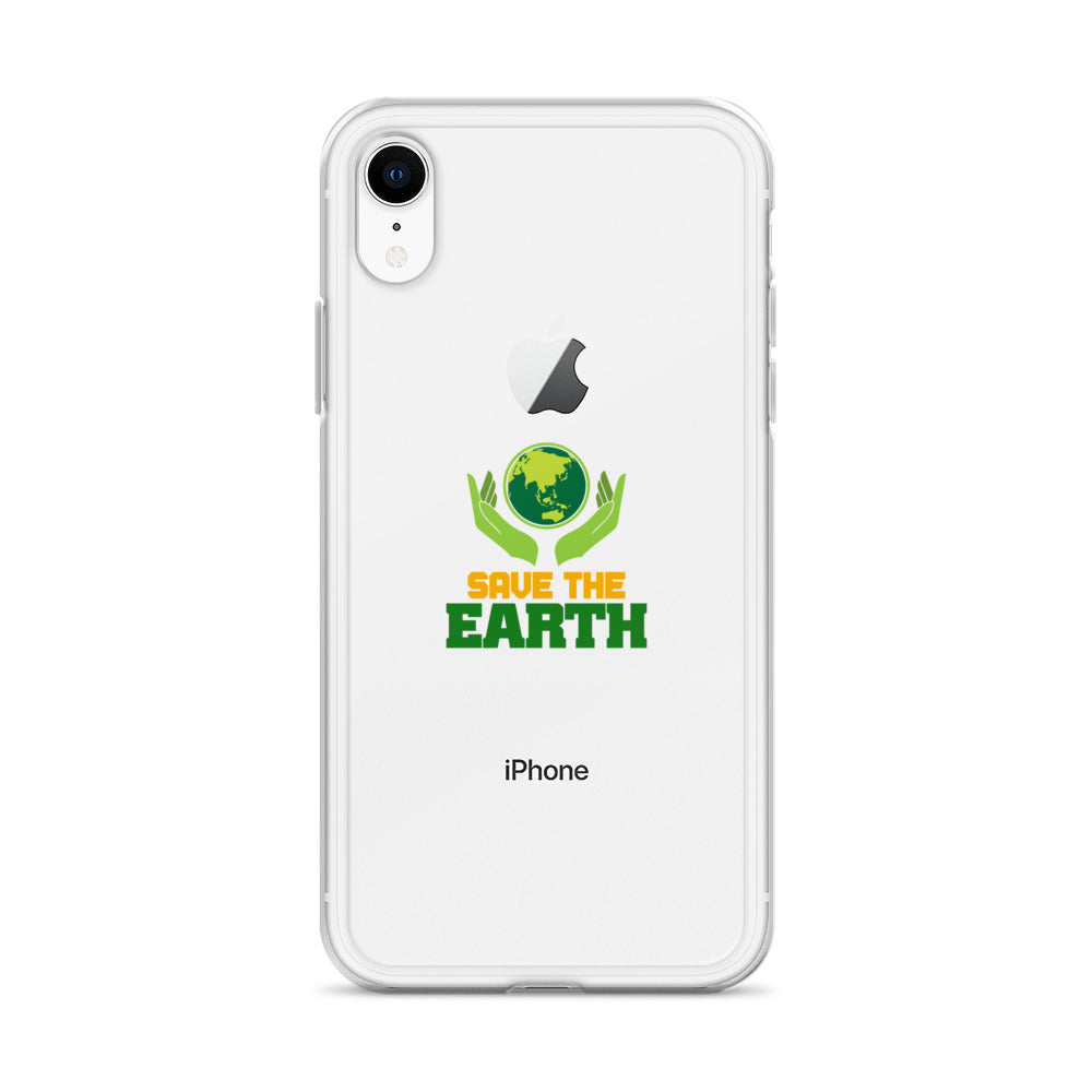 SAVE THE EARTH - iPhone Case Transparent