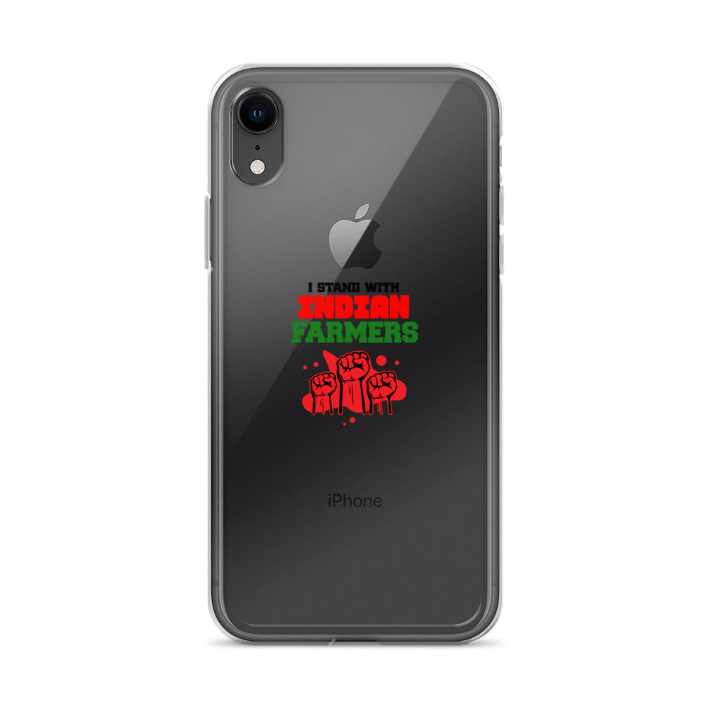 I STAND WITH INDIAN FARMERS - iPhone Case Transparent