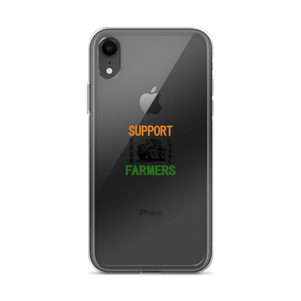 SUPPORT YOUR LOCAL FARMERS - iPhone Case Transparent