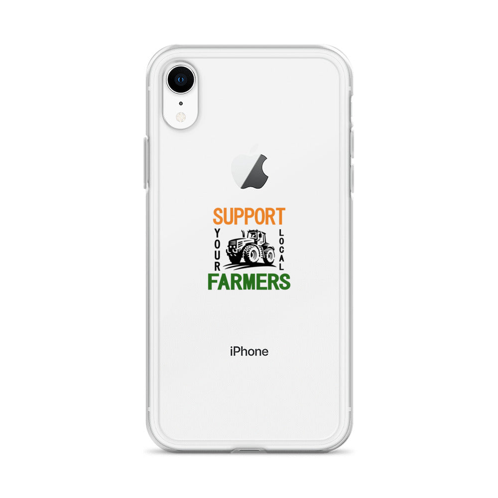 SUPPORT YOUR LOCAL FARMERS - iPhone Case Transparent