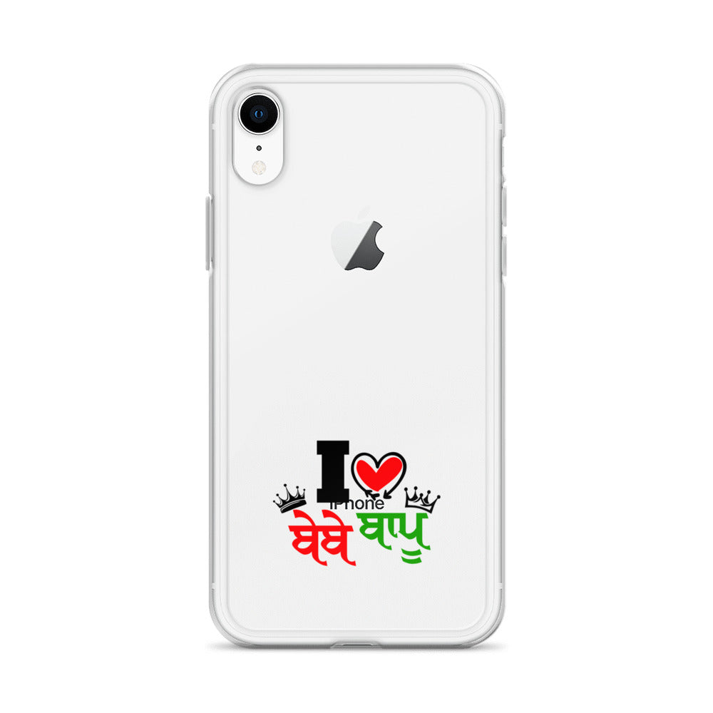 I LOVE BEBE BAPU - iPhone Case