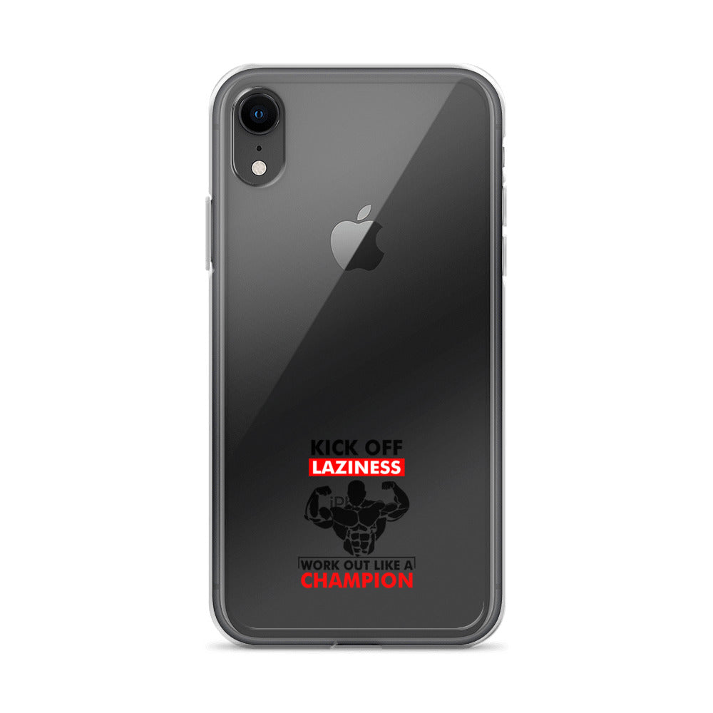 KICK OFF LAZINESS - iPhone Case