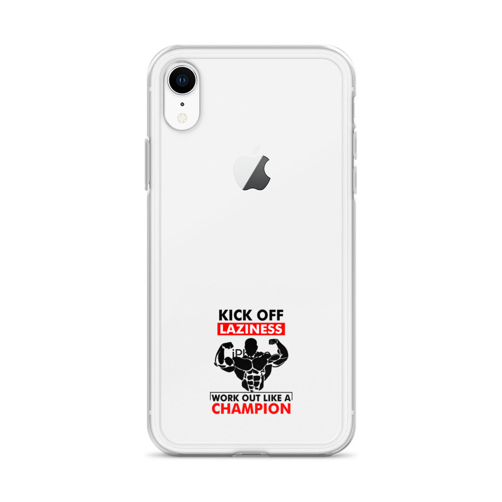 KICK OFF LAZINESS - iPhone Case