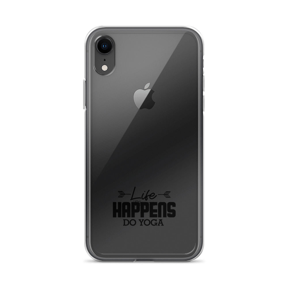LIFE HAPPENS DO YOGA - iPhone Case