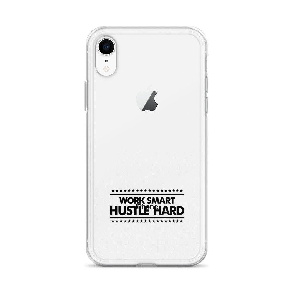 WORK SMART HUSTLE HARD - iPhone Case