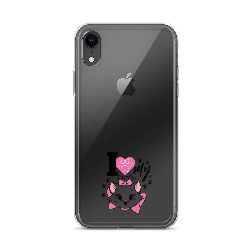 I LOVE MY CAT - iPhone Case