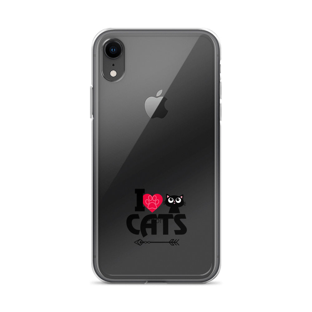 I LOVE CATS - iPhone Case