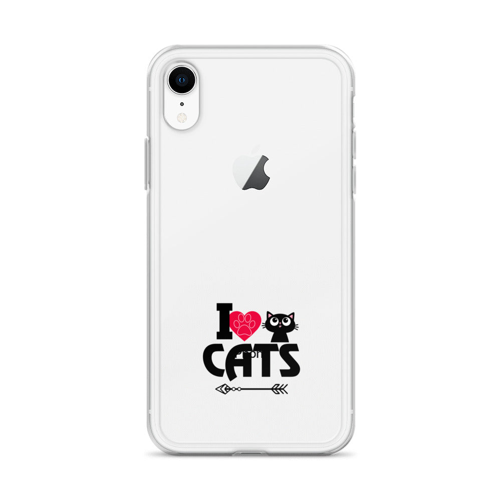 I LOVE CATS - iPhone Case