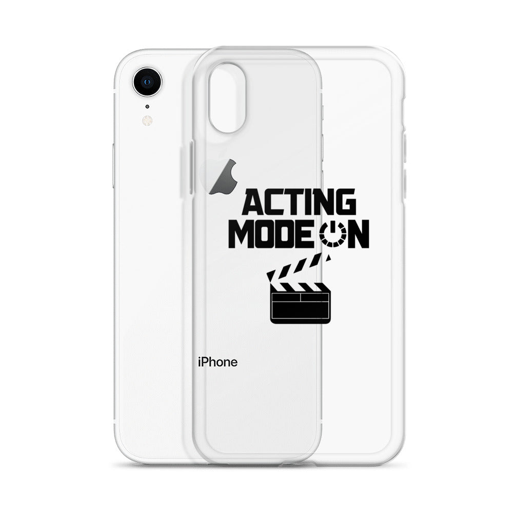 Acting mode - iPhone Case Transparent