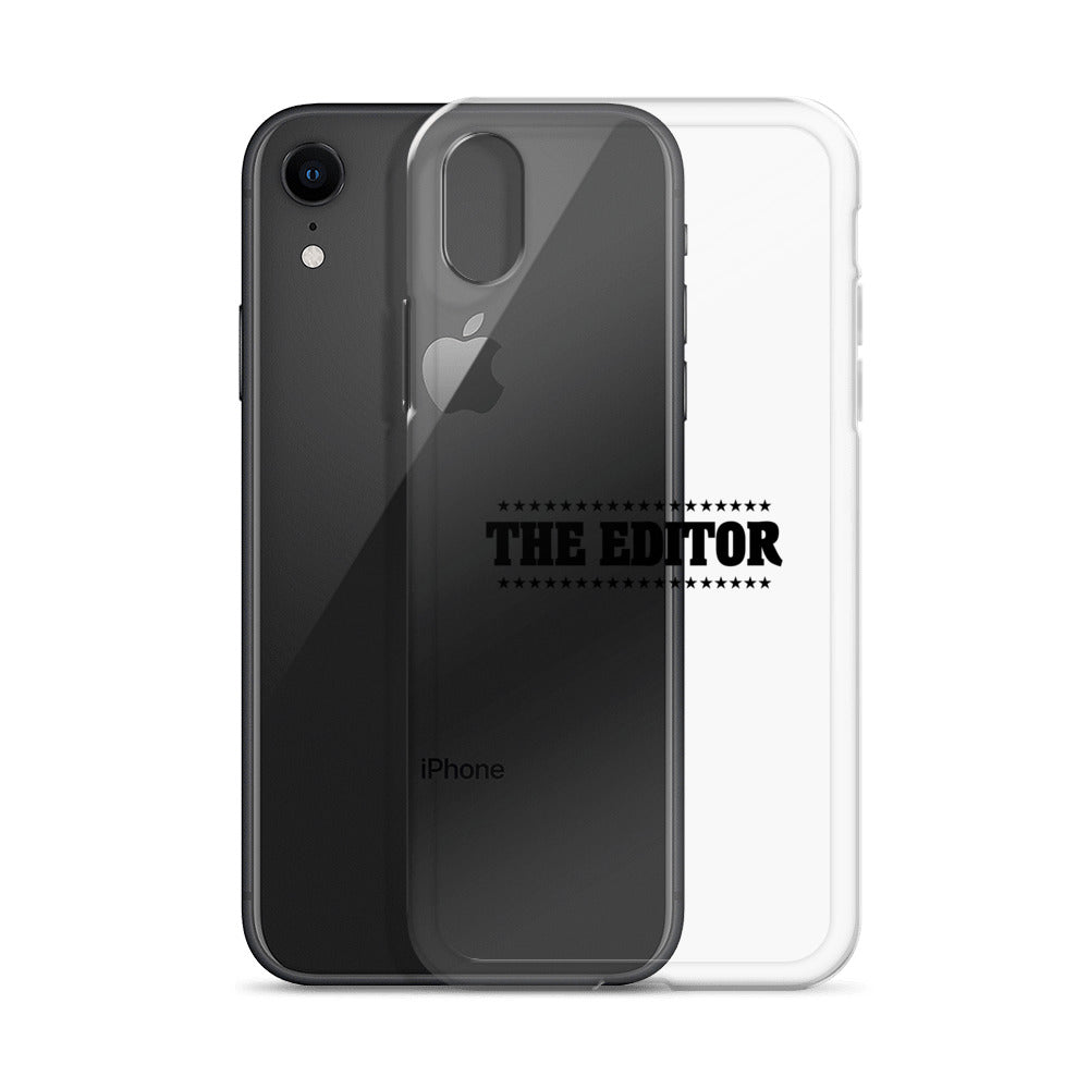 The Editor- iPhone Case Transparent