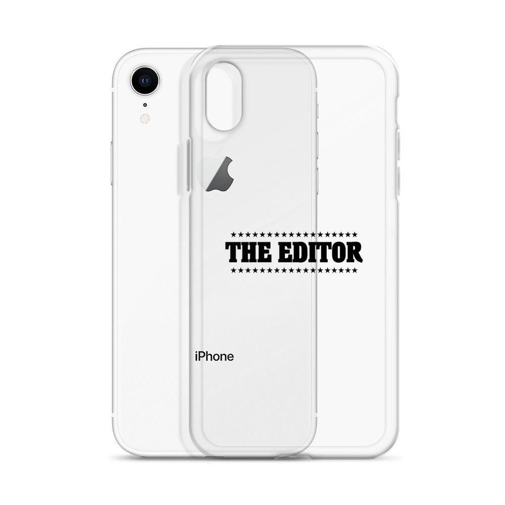 The Editor- iPhone Case Transparent